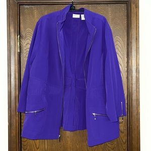 Chico’s Zenergy Full Zip Relaxed Jacket.